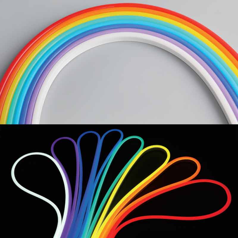 Scóip Iarratais Soilse Neon stiúir