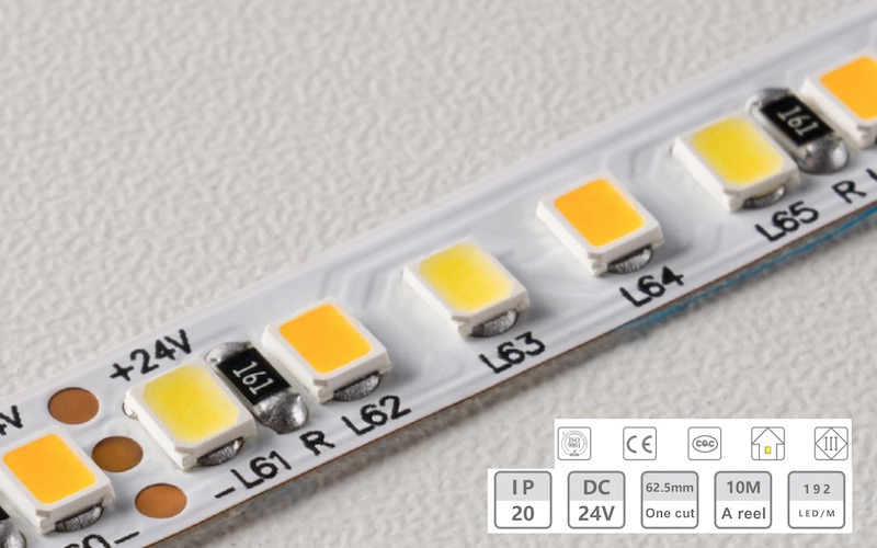 24V-8MM-192D Stráice solais ísealvoltais ísealvoltais